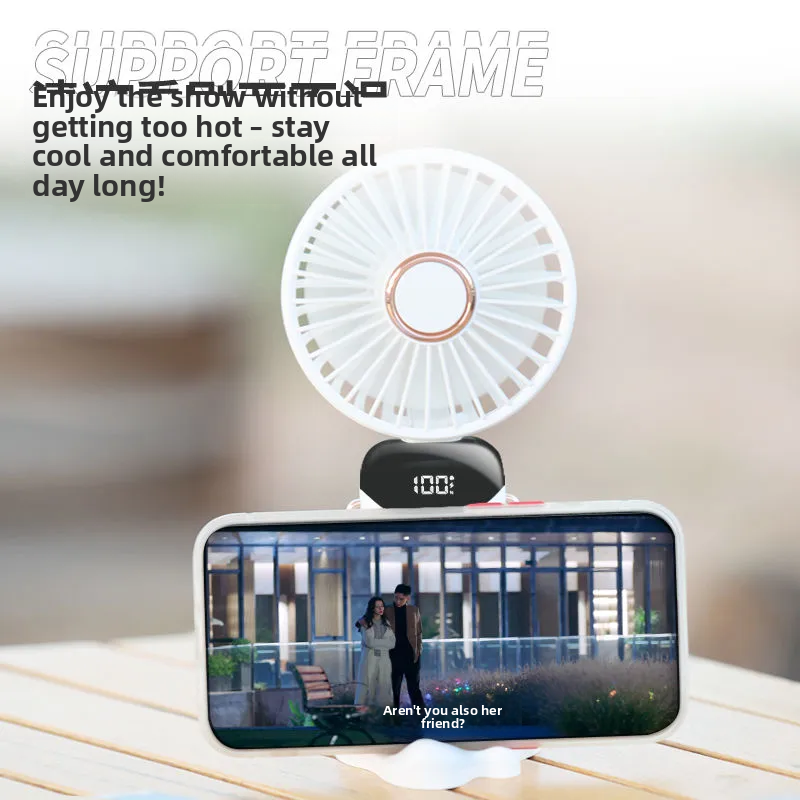 Mini portable outdoor handheld fan