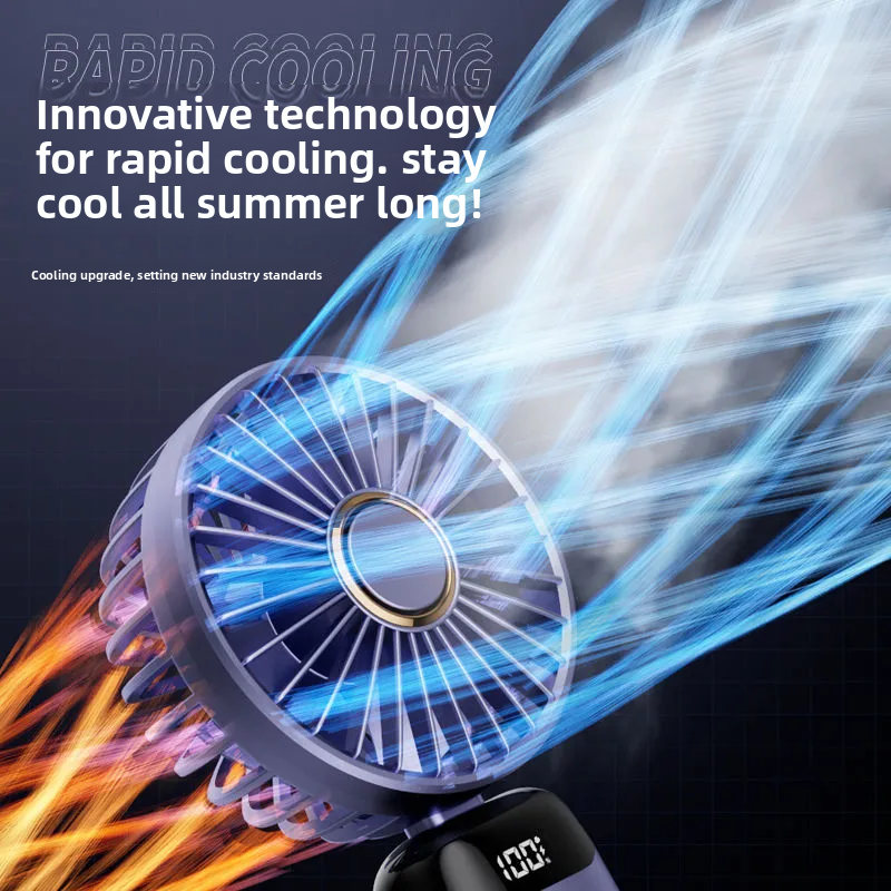 Mini portable outdoor handheld fan