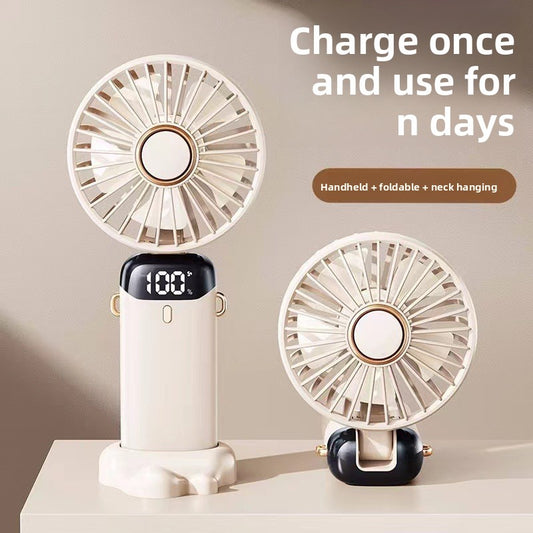 Mini portable outdoor handheld fan